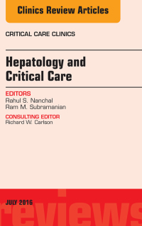 Imagen de portada: Hepatology and Critical Care, An Issue of Critical Care Clinics 9780323448420