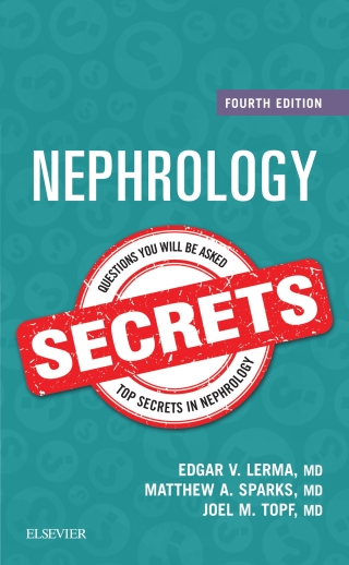 Cover image: Nephrology Secrets 4th edition 9780323478717