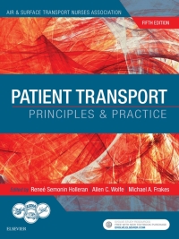 Imagen de portada: Patient Transport 5th edition 9780323401104