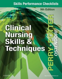 Cover image: Skills Performance Checklists for Clinical Nursing Skills & Techniques 9th edition 9780323482387