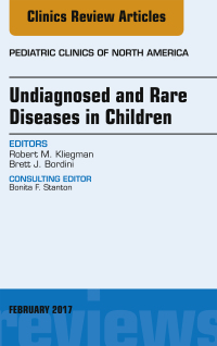 Cover image: Undiagnosed and Rare Diseases in Children, An Issue of Pediatric Clinics of North America 9780323496711