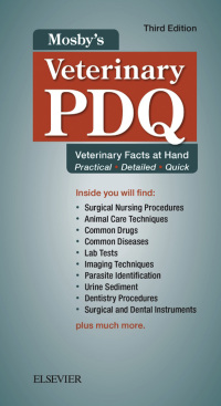 Titelbild: Mosby's Veterinary PDQ 3rd edition 9780323510233