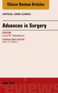 Cover image: Advances in Surgery, An Issue of Critical Care Clinics 9780323524001