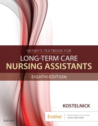 Cover image: Mosby's Textbook for Long-Term Care Nursing Assistants 8th edition 9780323530736