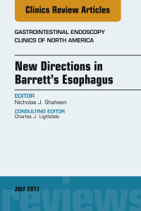 Cover image: New Directions in Barrett's Esophagus, An Issue of Gastrointestinal Endoscopy Clinics 9780323531320