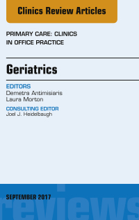 Titelbild: Geriatrics, An Issue of Primary Care: Clinics in Office Practice 9780323545662