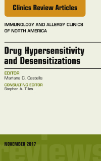 Cover image: Drug Hypersensitivity and Desensitizations, An Issue of Immunology and Allergy Clinics of North America 9780323548830