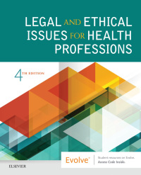 表紙画像: Legal and Ethical Issues for Health Professions 4th edition 9780323496414