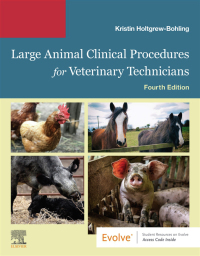 表紙画像: Large Animal Clinical Procedures for Veterinary Technicians 4th edition 9780323569040