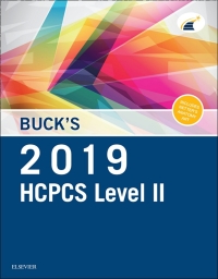 Cover image: Buck's 2019 HCPCS Level II 9780323582773