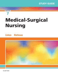 Cover image: Study Guide for Medical-Surgical Nursing 7th edition 9780323554589