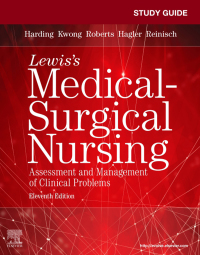 Cover image: Study Guide for Lewis' Medical-Surgical Nursing 11th edition 9780323551564