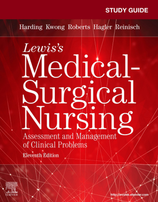 Cover image: Study Guide for Lewis' Medical-Surgical Nursing 11th edition 9780323551564