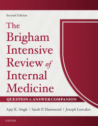 Imagen de portada: The Brigham Intensive Review of Internal Medicine Question & Answer Companion 2nd edition 9780323480437