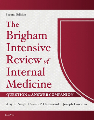 Cover image: The Brigham Intensive Review of Internal Medicine Question & Answer Companion 2nd edition 9780323480437