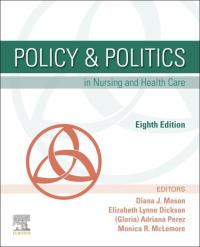 Imagen de portada: Policy & Politics in Nursing and Health Care 8th edition 9780323554985