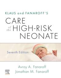 Cover image: Klaus and Fanaroff's Care of the High-Risk Neonate 7th edition 9780323608541