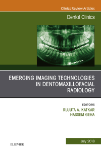 Imagen de portada: Emerging Imaging Technologies in Dento-Maxillofacial Region, An Issue of Dental Clinics of North America 9780323610766