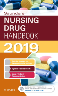 صورة الغلاف: Saunders Nursing Drug Handbook 2019 9780323608855