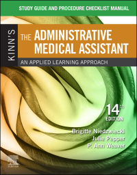 صورة الغلاف: Study Guide for Kinn's The Administrative Medical Assistant - E-Book 14th edition 9780323608367