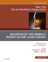 Imagen de portada: Sialendoscopy, An Issue of Atlas of the Oral & Maxillofacial Surgery Clinics 9780323613743