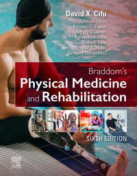 Cover image: Braddom's Physical Medicine and Rehabilitation 6th edition 9780323625395