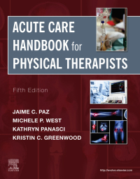Titelbild: Acute Care Handbook for Physical Therapists 5th edition 9780323639194