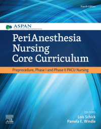 Omslagafbeelding: PeriAnesthesia Nursing Core Curriculum 4th edition 9780323609180