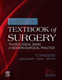 Imagen de portada: Sabiston Textbook of Surgery 21st edition 9780323640626
