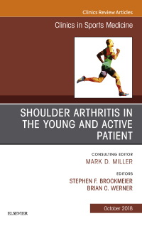 Cover image: Shoulder Arthritis in the Young and Active Patient, An Issue of Clinics in Sports Medicine 9780323641197