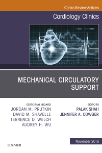 Imagen de portada: Mechanical Circulatory Support, An Issue of Cardiology Clinics 9780323641593