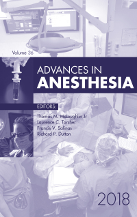 Cover image: Advances in Anesthesia 2018 9780323643078