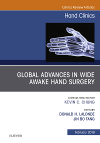 Imagen de portada: Global Advances in Wide Awake Hand Surgery, An Issue of Hand Clinics, An Issue of Hand Clinics 9780323654579