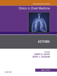 Imagen de portada: Asthma, An Issue of Clinics in Chest Medicine 9780323655361