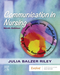 Cover image: Communication in Nursing 9th edition 9780323625487