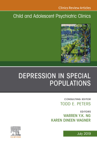 Imagen de portada: Depression in Special Populations, An Issue of Child and Adolescent Psychiatric Clinics of North America 9780323682053