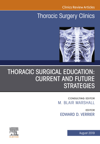 Imagen de portada: Education and the Thoracic Surgeon, An Issue of Thoracic Surgery Clinics 9780323682510