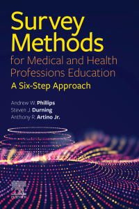 Imagen de portada: Survey Methods for Medical and Health Professions Education 1st edition 9780323695916