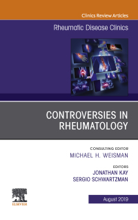 Cover image: Controversies in Rheumatology,An Issue of Rheumatic Disease Clinics of North America 9780323698283