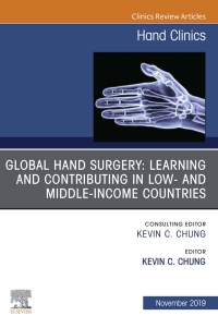 Cover image: Global Hand Surgery: Learning and Contributing in Low- and Middle-Income Countries 9780323709002