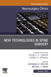 Imagen de portada: New Technologies in Spine Surgery, An Issue of Neurosurgery Clinics of North America 9780323709330