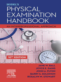 Cover image: Seidel's Physical Examination Handbook 10th edition 9780323722476