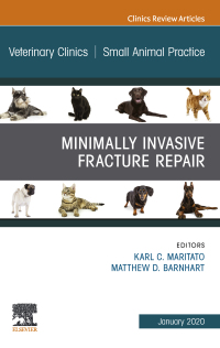 Omslagafbeelding: Minimally Invasive Fracture Repair, An Issue of Veterinary Clinics of North America: Small Animal Practice 9780323754309