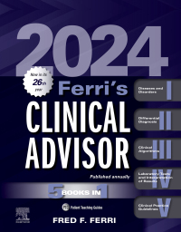 Imagen de portada: Ferri's Clinical Advisor 2024 1st edition 9780323755764