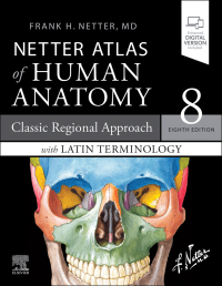 Cover image: Netter Atlas of Human Anatomy: Classic Regional Approach with Latin Terminology 8th edition 9780323760232