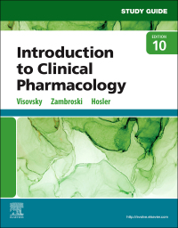 Omslagafbeelding: Study Guide for Introduction to Clinical Pharmacology 10th edition 9780323761222