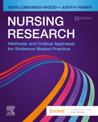 Cover image: Nursing Research: Methods and Critical Appraisal for Evidence-Based Practice 10th edition 9780323762915