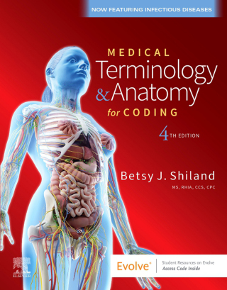 Cover image: Medical Terminology & Anatomy for Coding 4th edition 9780323722360