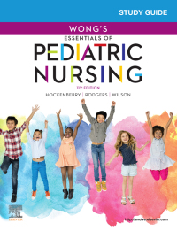 Cover image: Study Guide for Wong's Essentials of Pediatric Nursing 11th edition 9780323636759