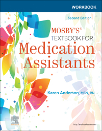 Cover image: Workbook for Mosby's Textbook for Medication Assistants 2nd edition 9780323790543